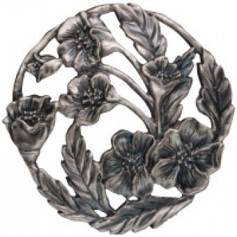 PL12 - Pewter Lid - Poppy