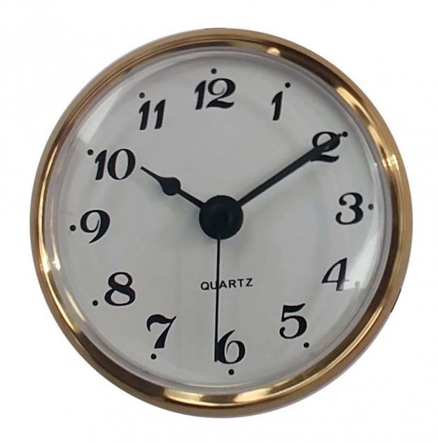 TPC65AW - 65mm - Clock Insert - Arabic - White