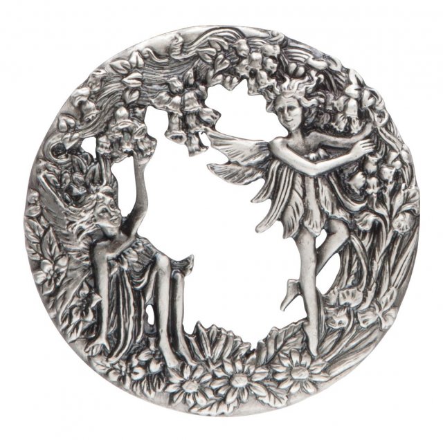 PL36 - Pewter Lid - Fairies