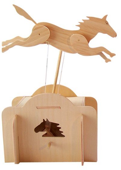 WK26317 - Wooden Kit - Jumping Horse