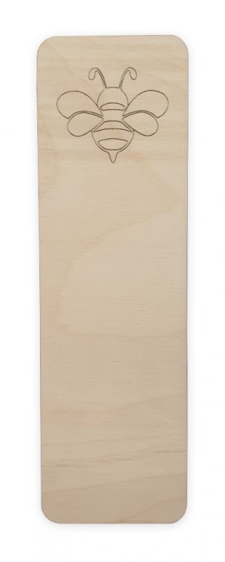 J10346 - Wooden Bookmark - Bee