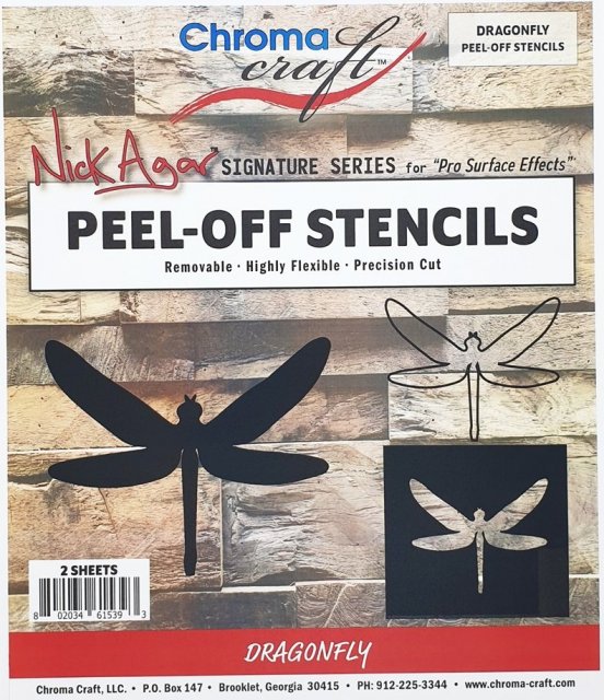 STDRG - Dragonfly Peel-Off Stencil Set