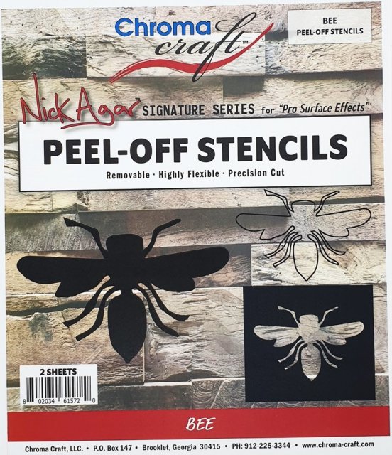STBEE - Bee Peel-Off Stencil Set