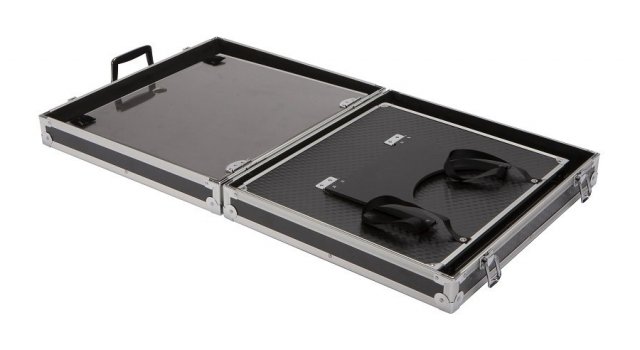 Arolly 3-Drawer Pen Case - Holds 24 Pens, Ebony Wood With Glass Lid & PU Lining - View #3