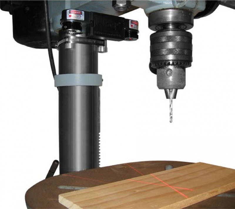 Universal Drill Press Laser Crosshairs Turners Retreat