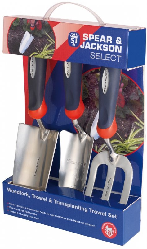 Spear & Jackson Stainless Steel Garden Hand Tool Gift Set