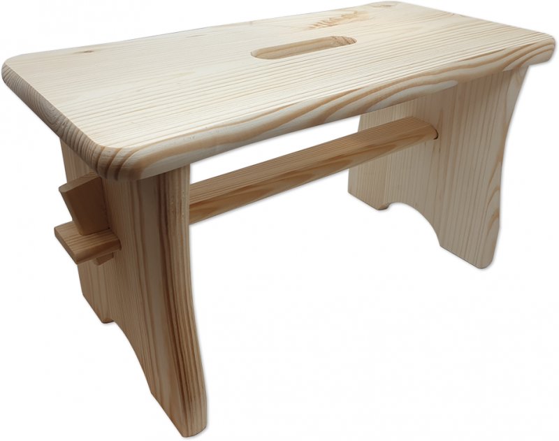 Children's Rectangular Wooden Stool