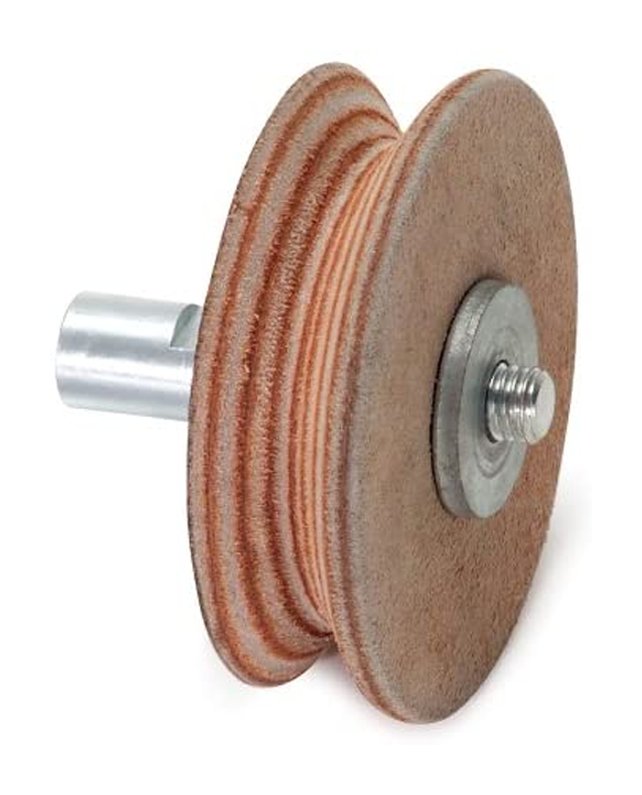 TR708028 JET Profiled Leather Honing Wheel