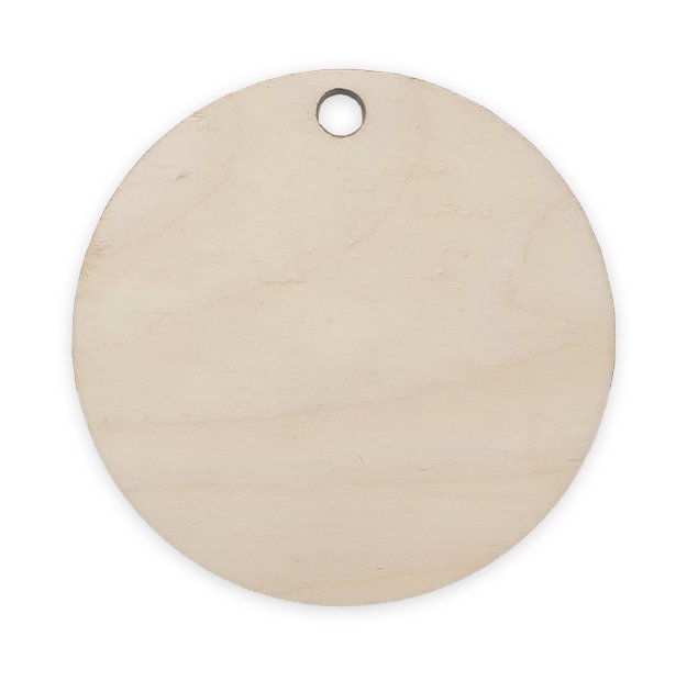 J10121 - 5cm Round Keyring Blank