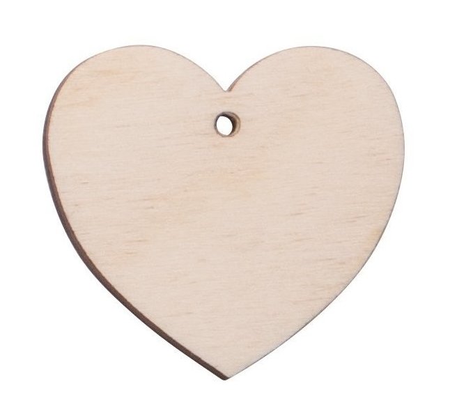 J10120 - 5cm Heart Keyring Blank