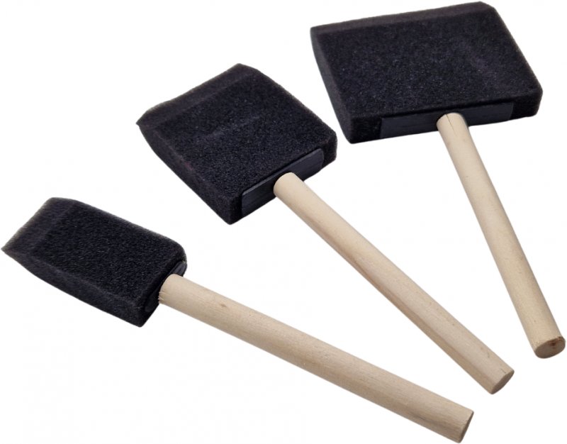 JSFB3 - Foam Brushes (Pack of 3)
