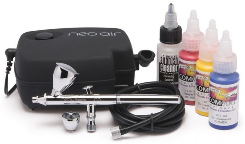 CIW120 - Neo for Iwata Gravity-Feed Airbrushing Kit