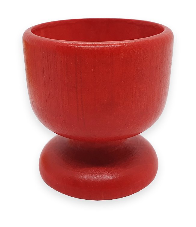 J30209 - Red Wooden Egg Cup