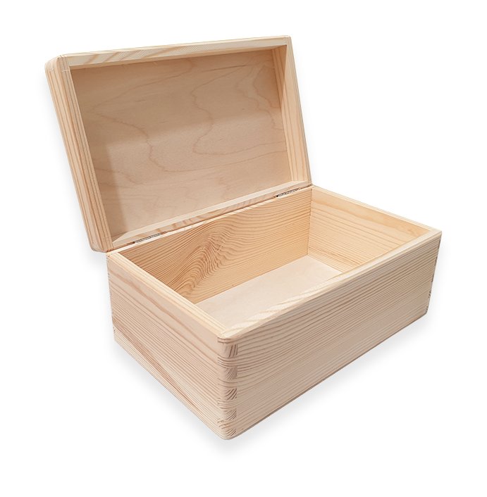 J60002 - Small Wooden Storage Box