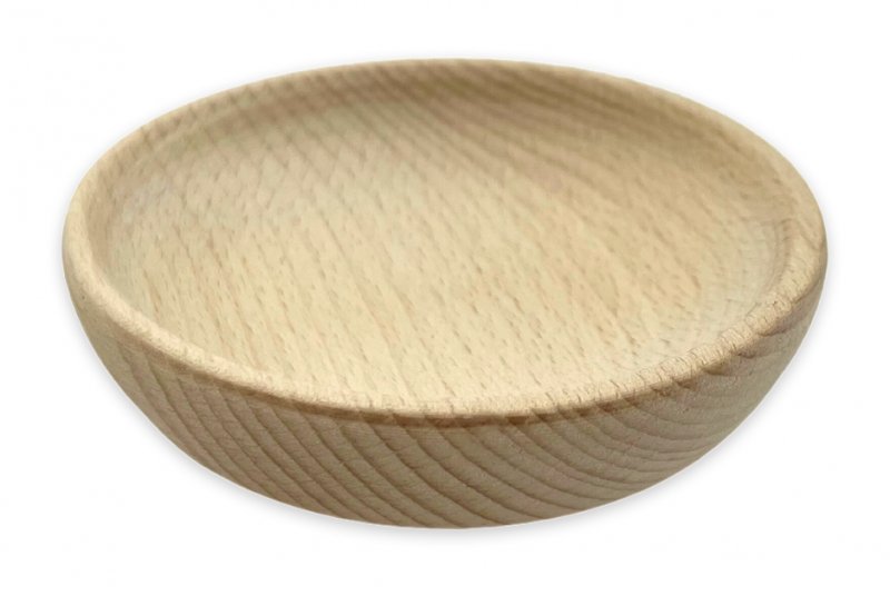 J60014 - Round Wooden Dish 9.5cm