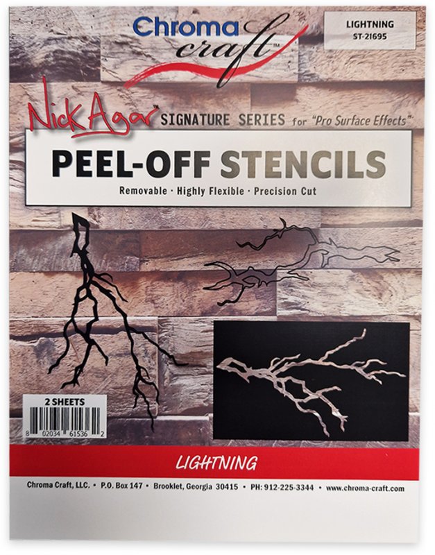STLIG - Lightning Peel-Off Stencil Set