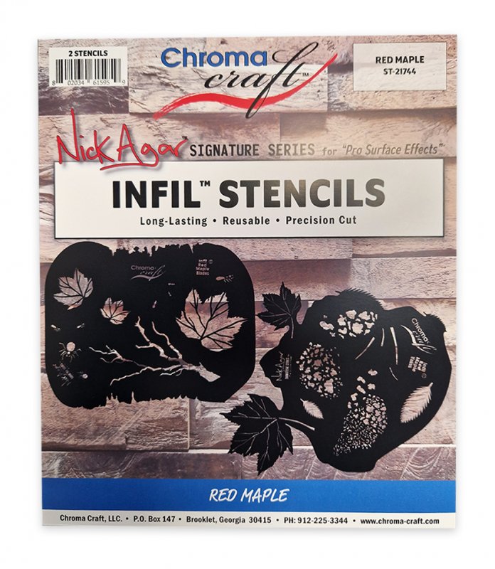 STIRM - Red Maple Infil Stencil Set