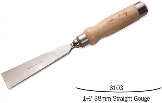 6103 - 1 1/2" - 38mm - Straight Gouge - Sculpture Carving