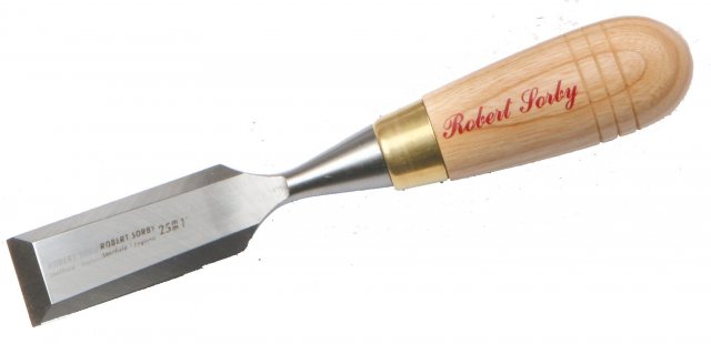 57006 - 1/4" - 6mm - Gilt Edge Tapered Bolster and Ferrule Butt Chisel