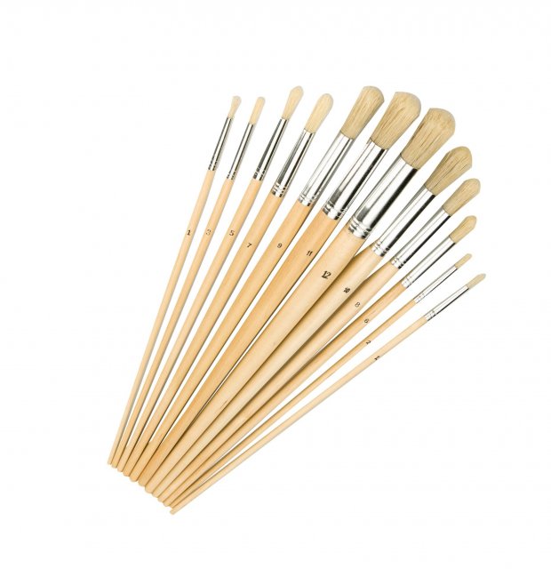 868848 - Round Tipped Brush Set