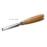 16606 - 1/4" - 6mm - Bevel Edge Carving Chisel - Boxwood Handled
