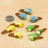 Coloured Bird - Pack of 9