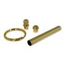 KEY - Key Ring Kit Parts - Gold