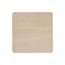 J10109 - Square Wooden Blank - 10cm