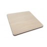 J10109 - Square Wooden Blank Flat - 10cm