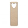 J10130 - Wooden Bookmark - Heart