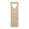 J10130 - Wooden Bookmark - Heart