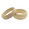 Wooden Bangles - Slim and Wide