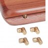 Mini Brass Hinges - Pack of 10