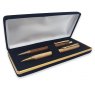 P13 - Double Velvet - Pen Box - Black with Pens