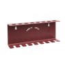 LRACK8 - 8 Position Wall Mounted Tool Rack