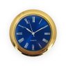 2" - 50mm - Watch Insert - Gold Bezel Blue Face