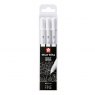 J80064 Sakura Bright White Gelly Pen Set - Fine
