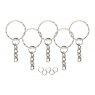 Split Keyring with Chain (Pack of 5)
