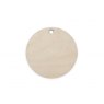 J10121 - 5cm Round Keyring Blank