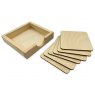 J60019 - Coaster Holder with Six Coasters - Empty