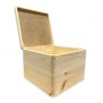 J60001 - Large Square Wooden Storage Box