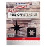 Stars Peel-Off Stencil Set