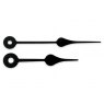 801B Black Double Spade Clock Hands 60mm