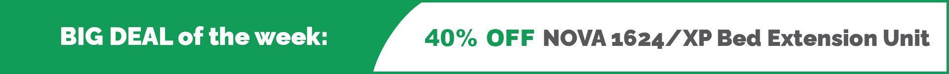 BDOTW:40% Off NOVA 1624/XP Bed Extension Unit-Large