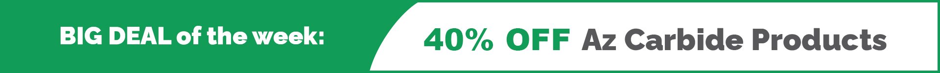 BDOTW: 40 % off A Z Carbide-Large