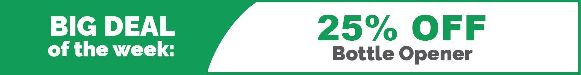 BDOTW: Bottle Opener-Nickel Plated 25% Off-Medium