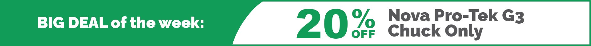 BDOTW: 20% Off Nova Pro-tek chuck only-Large