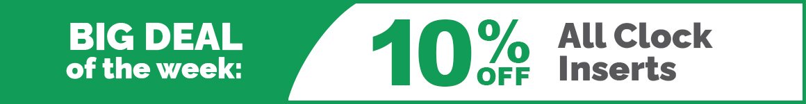 BDOTW: 10% Off Clock Inserts-Medium
