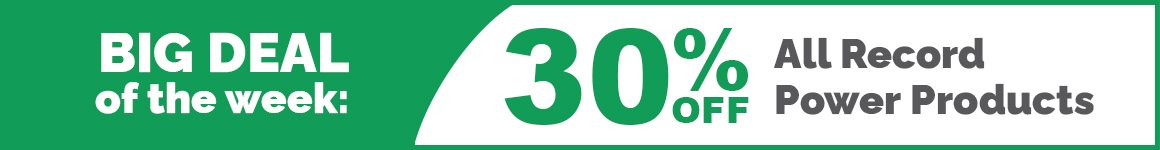 BDOTW: 30% Off All Record Power Products - Medium