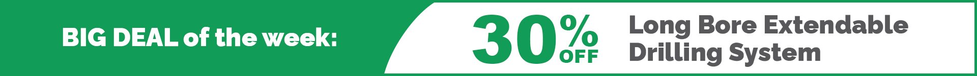 BDOTW: 30% Off Long Bore Extendable Drilling System - Large